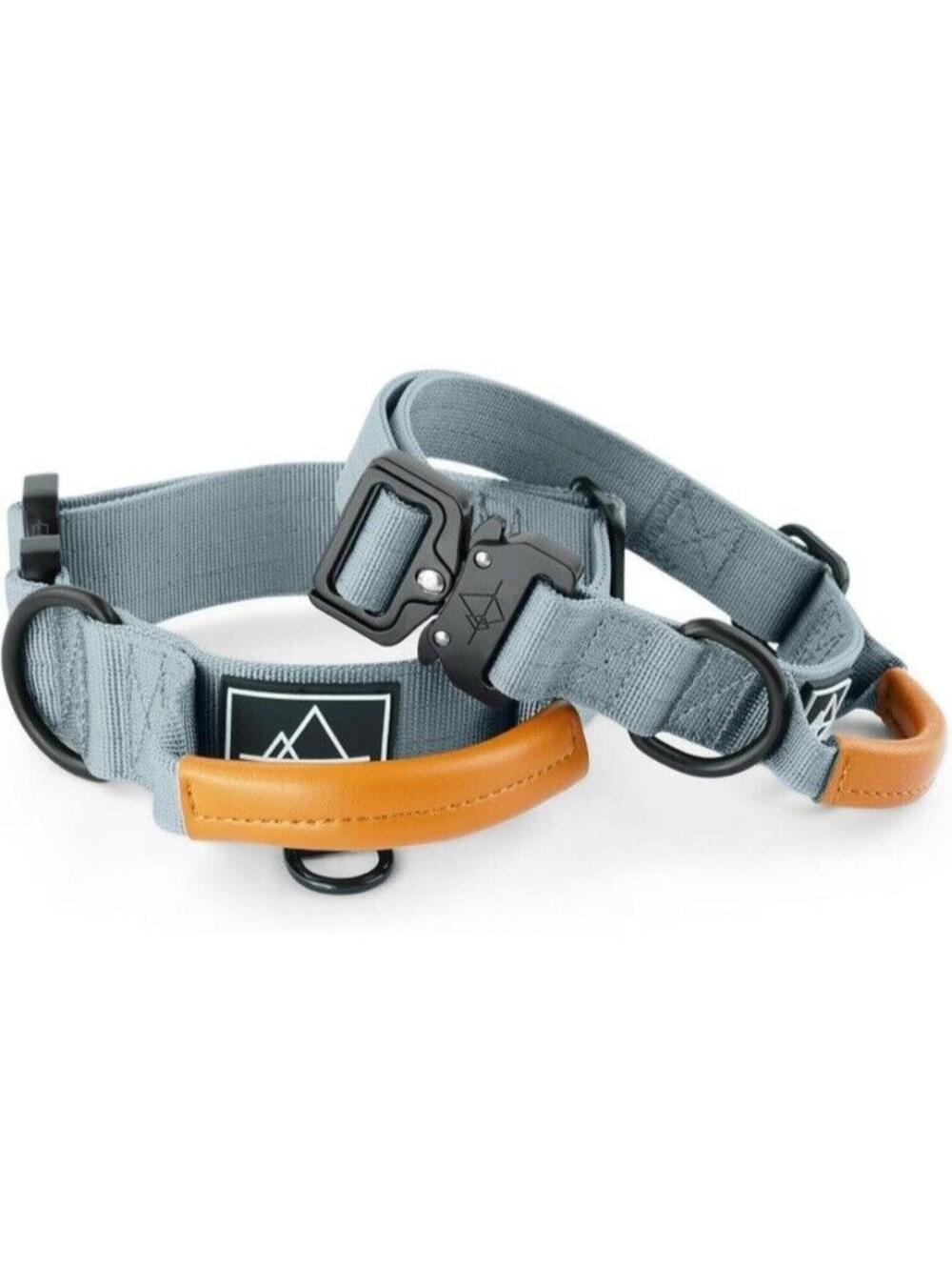Roam Premium Dog Control Collar w Handle Adjustable Heavy Duty 20-30"  1pc New